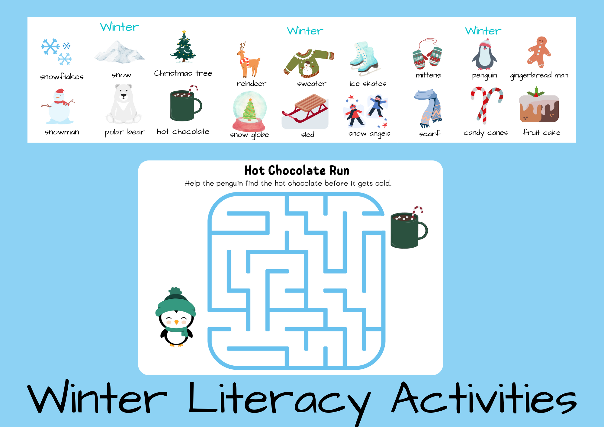 Winter Literacy Activities 