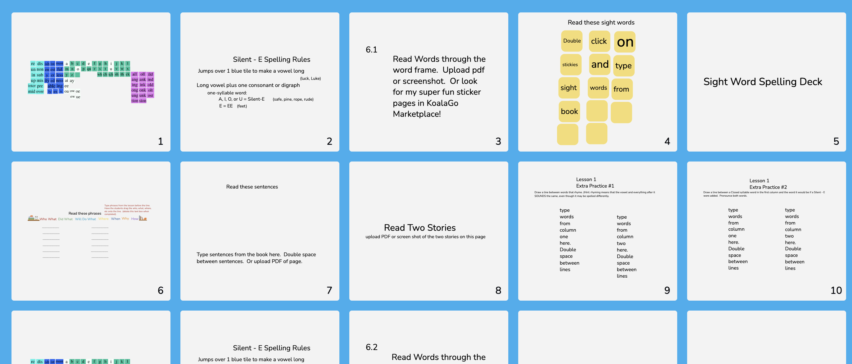 Barton Book 6 Lesson 1-5 Framework