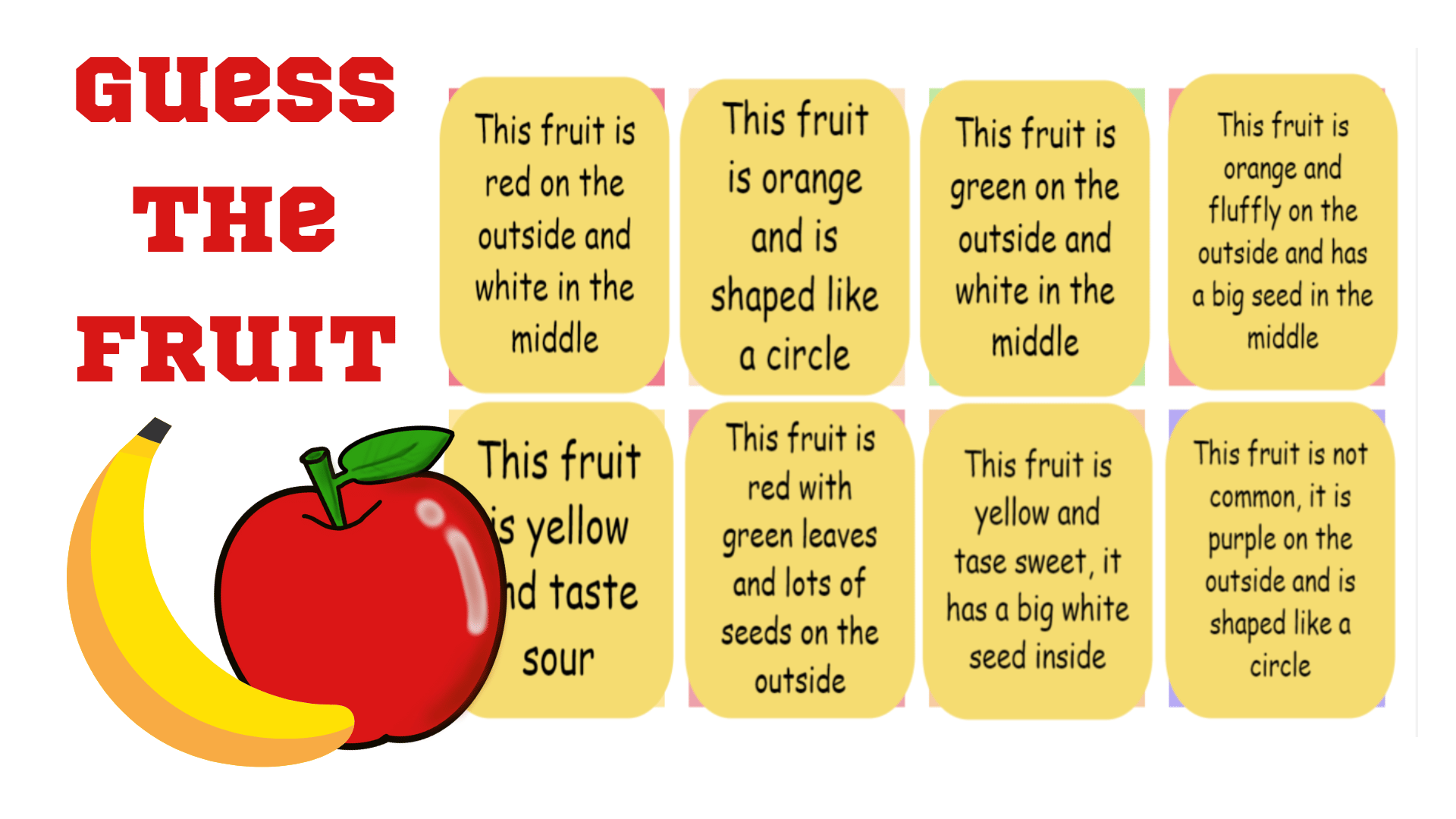 Guess the Fruit