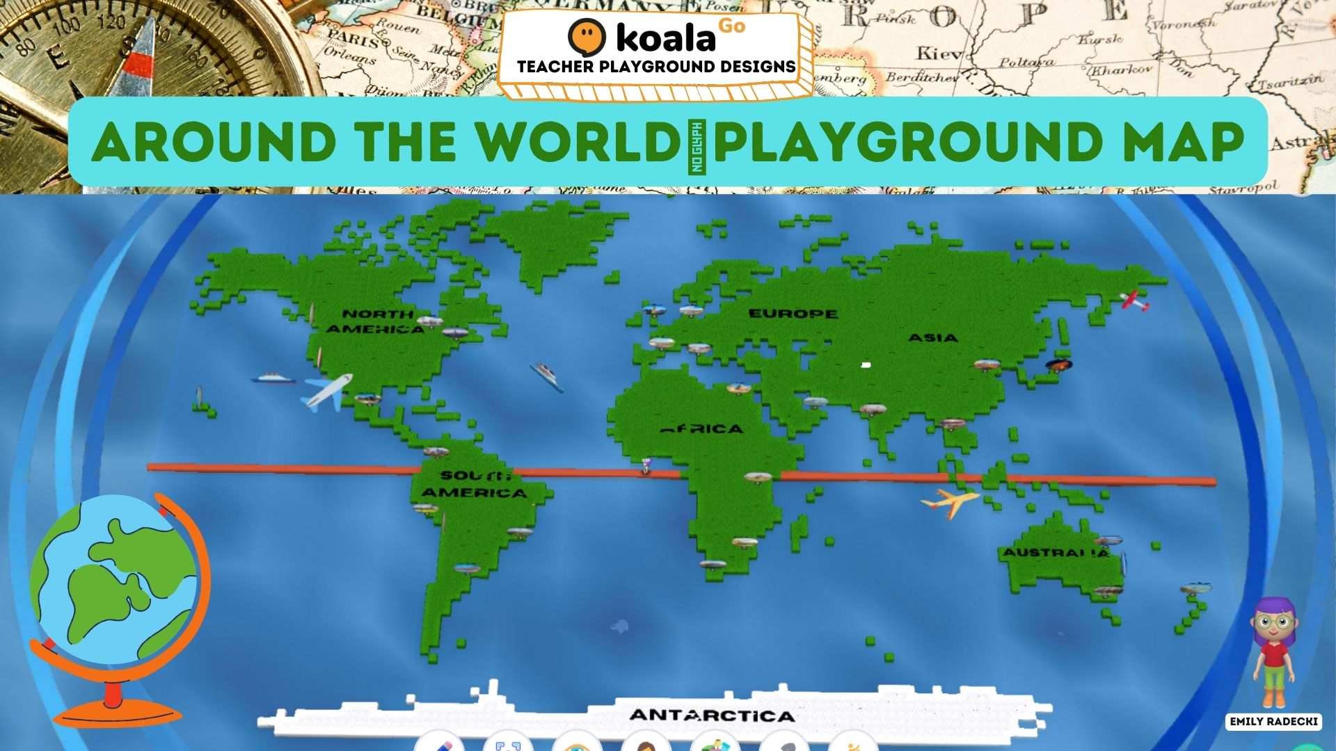 Around the World 🌍 Playground Map
