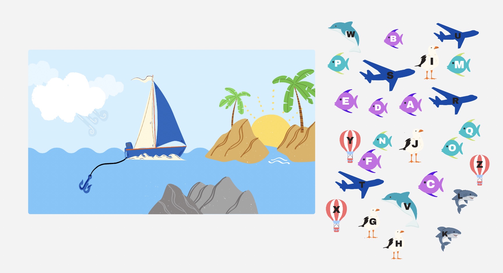 Under the Sea Alphabet