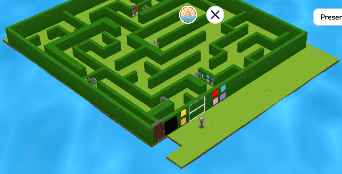 Present Simple vs. Present Continuous Grammar Maze