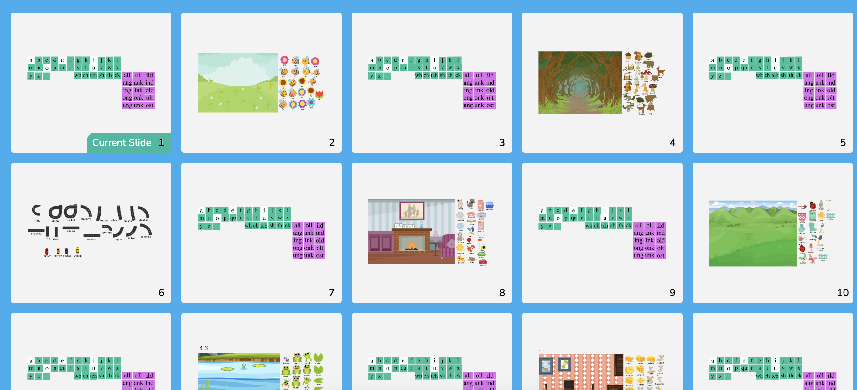 Barton Book 4 Syllable Division and Vowel Teams Word Stickers 