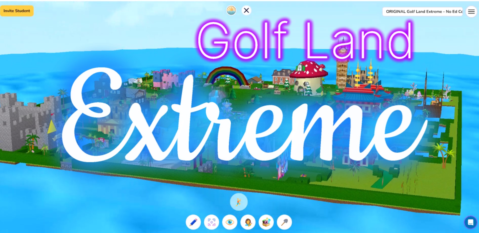 Golf Land Extreme - add your own educational content version