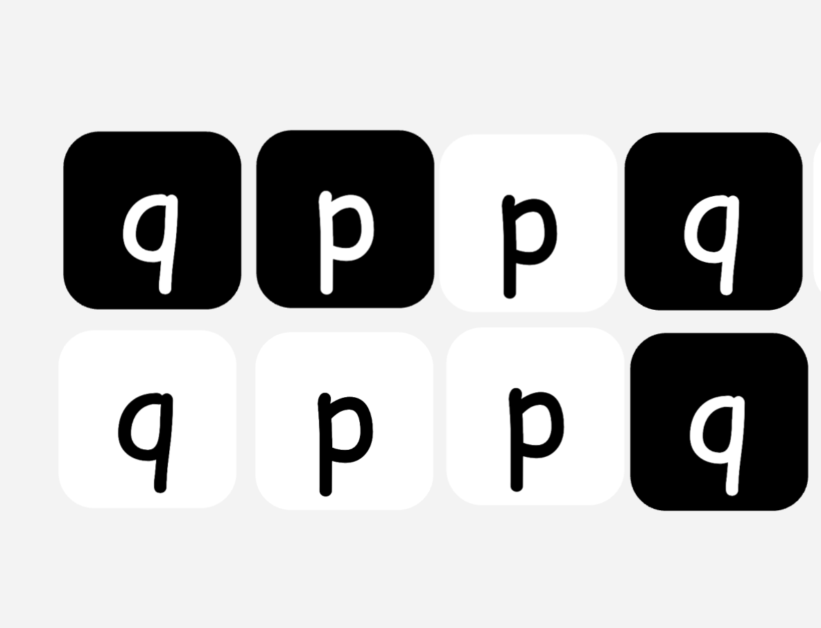Ps, Qs, Bs, Ds, recognition and phonological awareness
