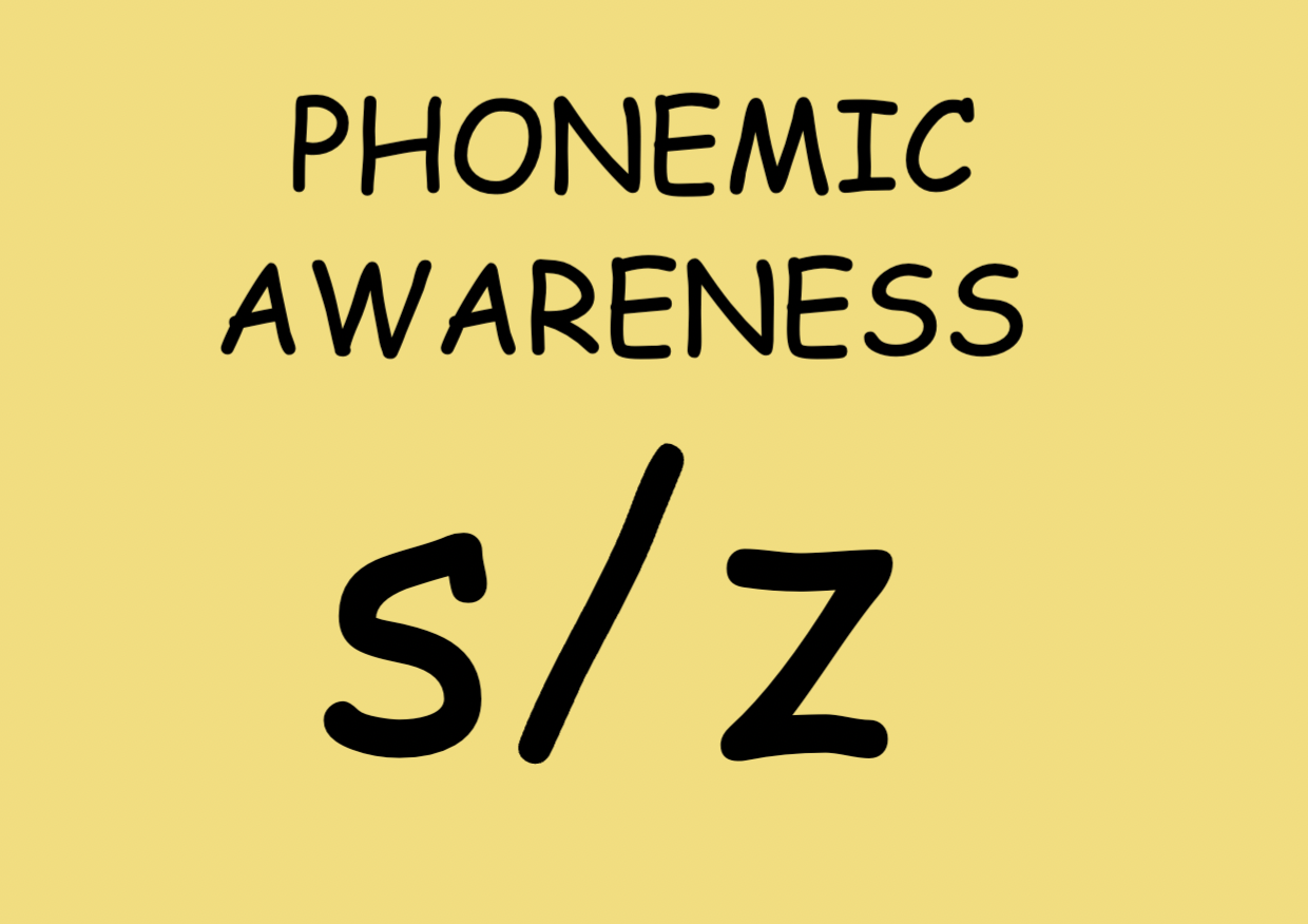 s/z Phonemic Awareness Series #7