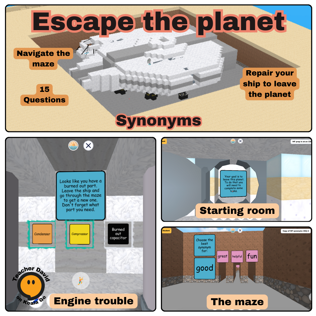 Escape the Planet: Synonyms