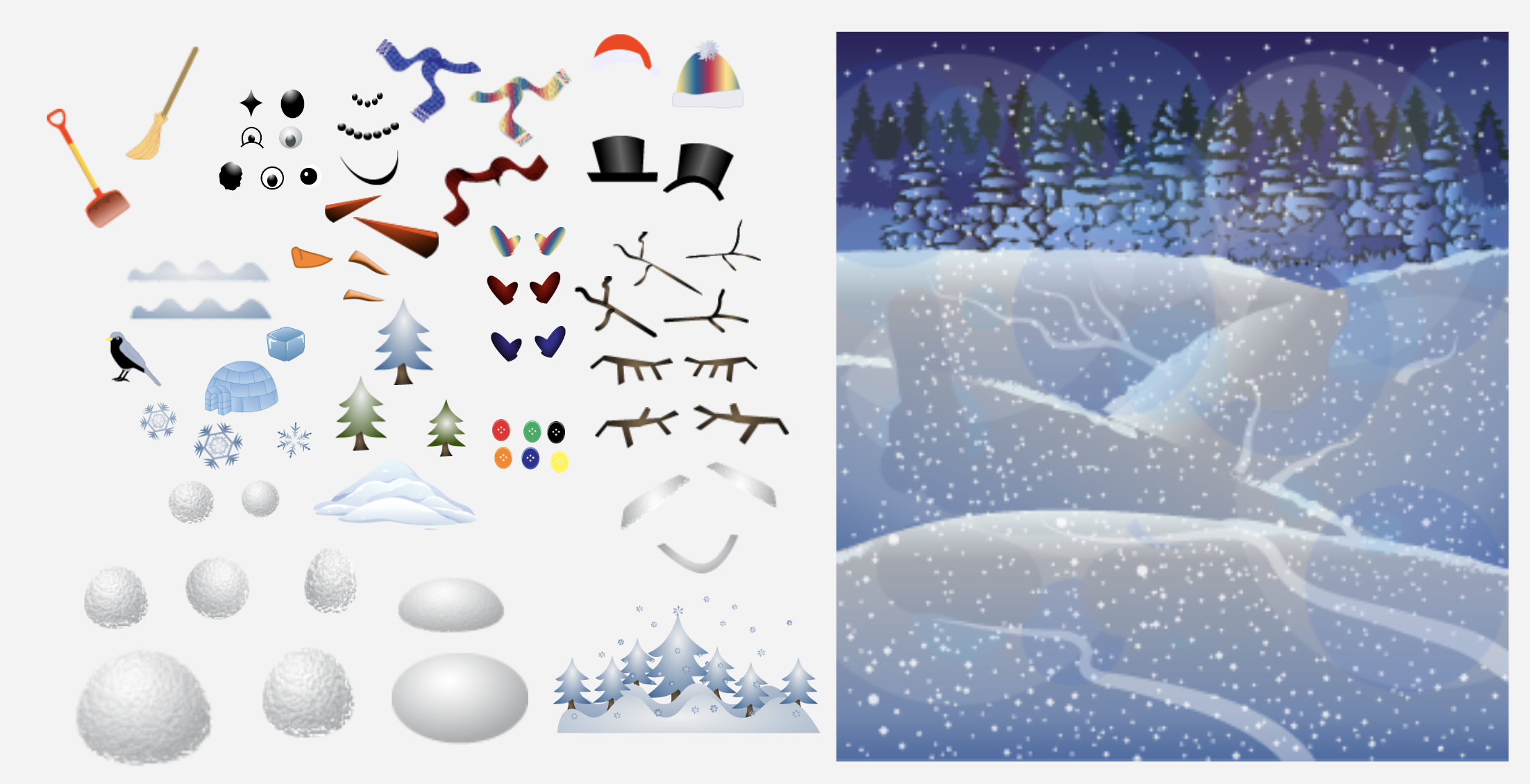 Create a Winter Wonderland Reward Activity