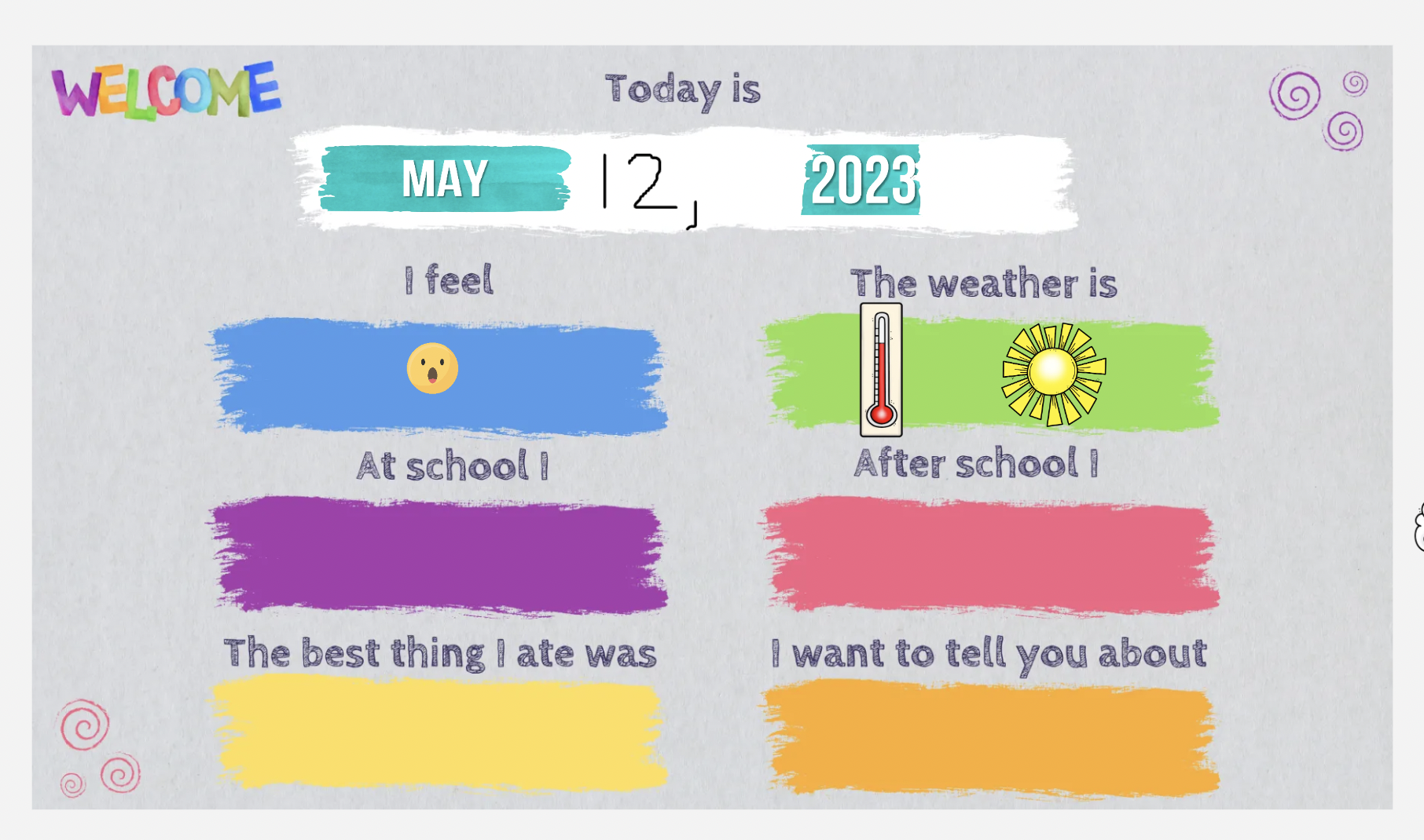Let's Talk Welcome Slide - Advanced