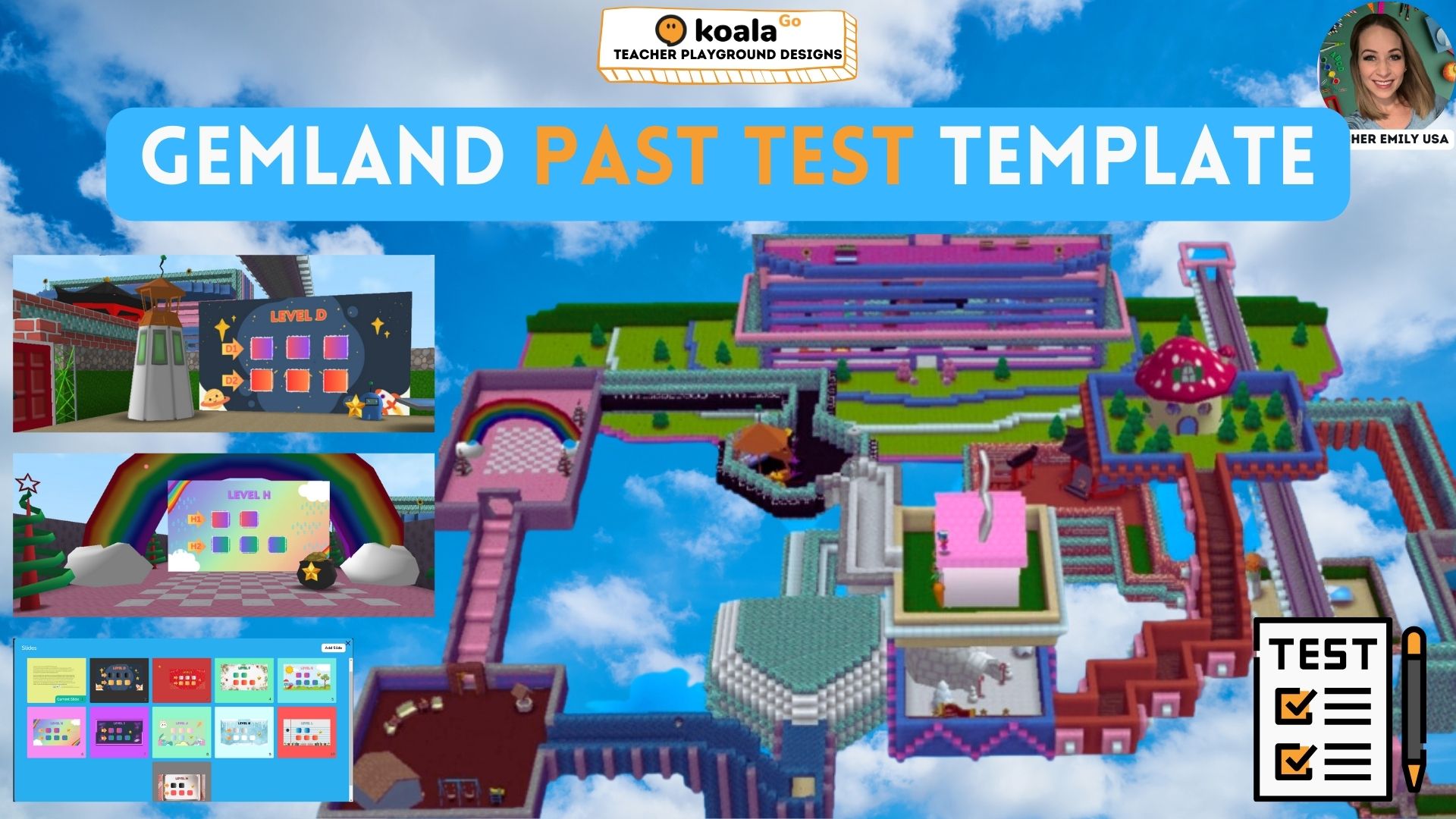 Gemland 💎 PAST Test Template