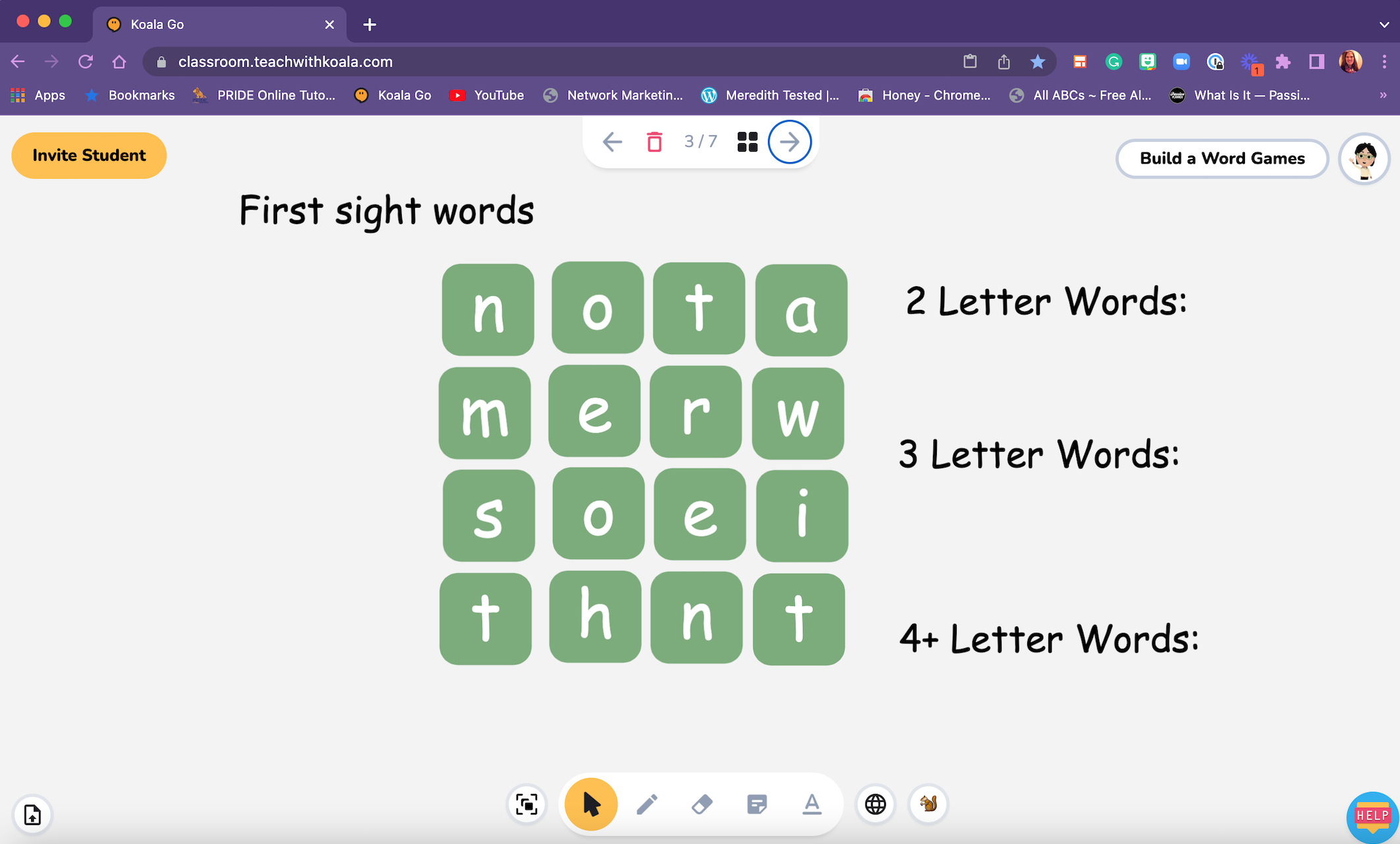 Build a Word Game Boards