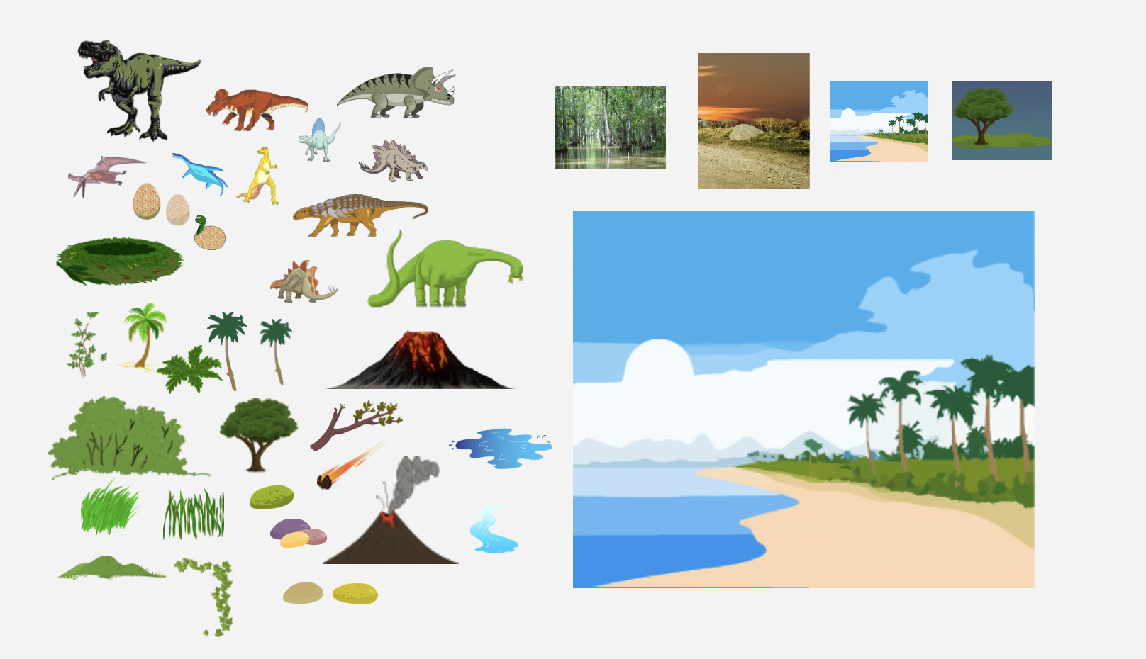 Create a Dinosaur Jungle Reward Activity