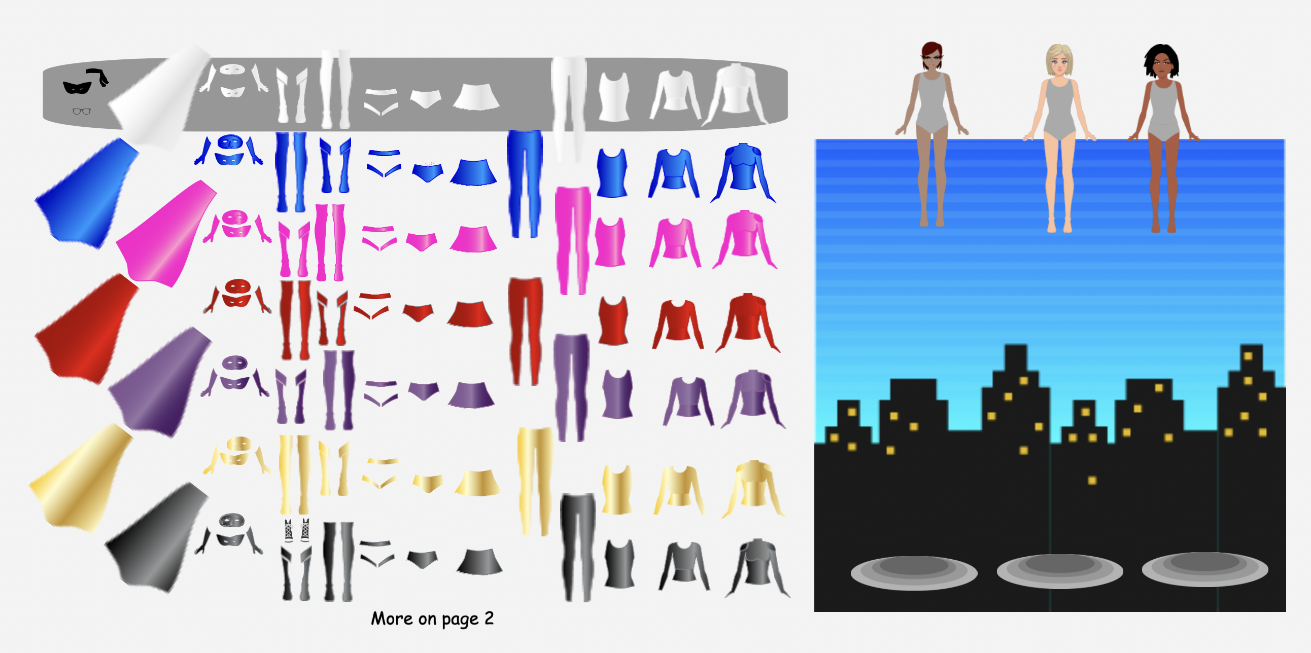 Create a Super Heroine Reward Activity