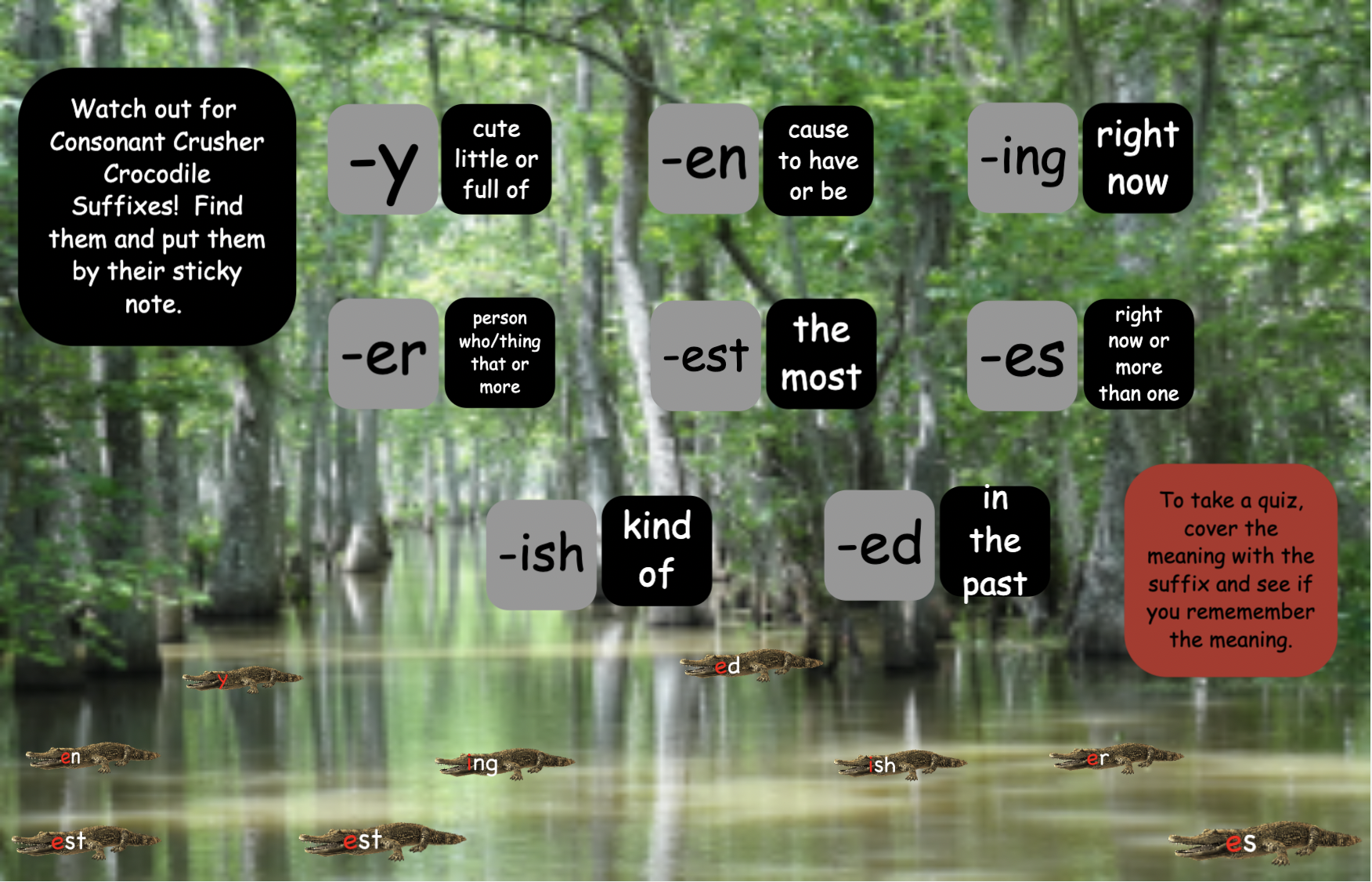 Suffixes- Full Activity