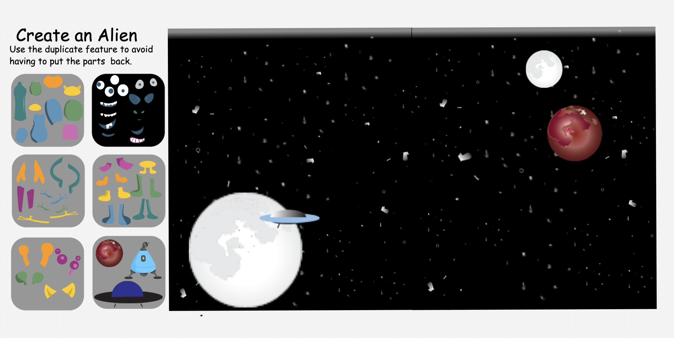 Create an Alien Reward Activity